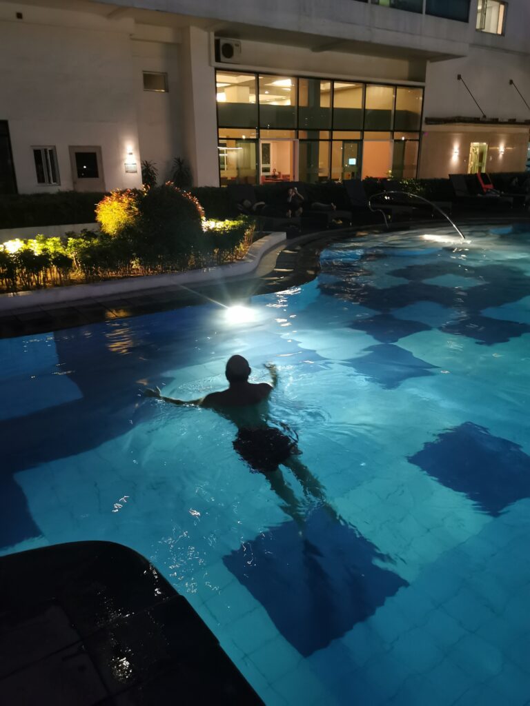 swimming pool in Amorsolo Tower, Makati