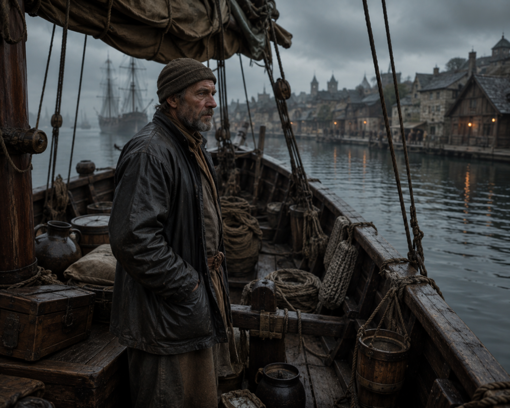Thomas Ashcombe, Mariner, portrait
